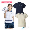 2025年07月下旬【予約】ピュアレンジ 半袖シャツ SHORT SLEEVE SHIRT レディース BWG5376 バボラ テニスウェア(レディース)