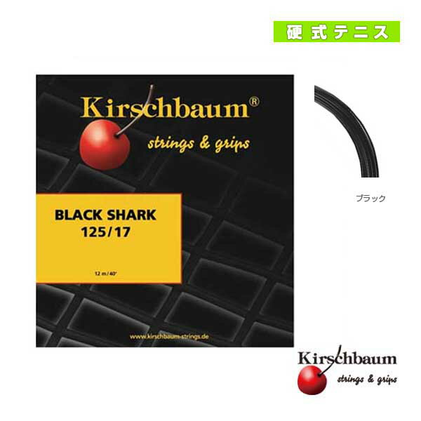 Black Shark／ブラックシャーク（BKS125／BKS130）《キルシュバウム テニスストリング（単張）》