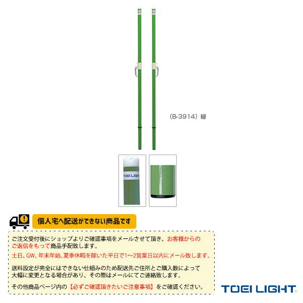 [送料別途]バドミントン支柱TJ40（検）／2本1組（B-3914）《TOEI(トーエイ) バドミントン コート用品》