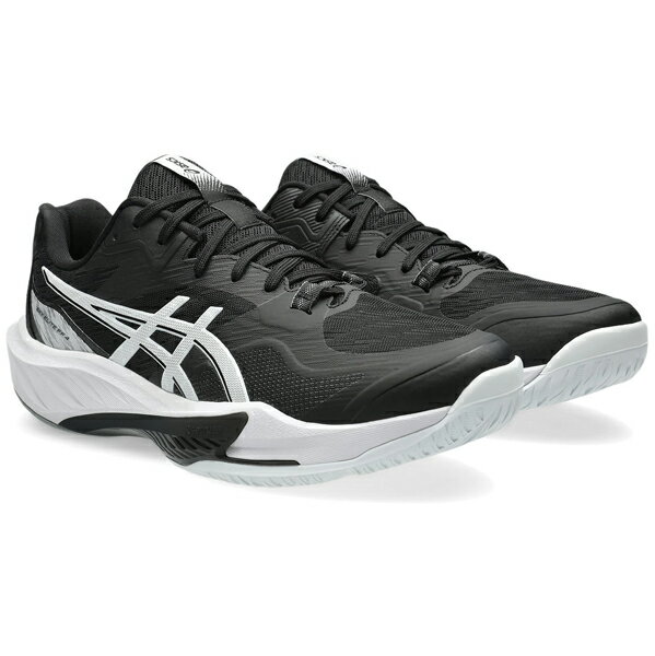 　商品情報 ■　メーカー asics 【アシックス】 ■　商品名 SKY ELITE FF4 ■　品番 1053A084 ■　カラー 001：ブラック×ピュアシルバー ■　アッパー素材 合成樹脂 ■　アウターソール ゴム底 ■　その他仕様 インナーソール：合成樹脂/取り替え式 ■　発売時期 2026 秋冬 ■　生産国 ベトナム ■　サイズ 23.0〜32.0cm　［足型：レギュラー］ ■　詳細情報 「高く跳ぶことと安定した着地をサポートするクッション&バウンスサイロのフラッグシップモデルのローカットタイプ」 SKY ELITE FF 4は、エリートプレーヤーのために開発された、高い跳躍と安定した着地をサポートするパフォーマンスモデルです。 アップデートされたRISETRUSSとミッドソール素材FF BLAST MAXを組み合わせることで、ジャンプ時の反発性を高めると同時に、着地時には優れたクッション性を発揮します。さらにアッパーのDYNALACINGが前足部をしっかりとホールドし、素早くダイナミックな動きの中でも安定したフィット感を提供します。 　ご注文の際のご注意 ■　商品の在庫について 当サイトの商品は、一部の店頭在庫商品およびメーカーからのお取り寄せとなります。必ずしも在庫が確保された商品ではございません。また、商品在庫を店頭、他のオンラインショップと共有しておりますので、ご注文が可能な状態でも売り切れていることがございます。 ご注文を頂いてから出荷までには、店頭在庫商品を除き、通常2〜3営業日かかります。納期をお急ぎの場合には、お電話またはメールにてお問い合わせ下さい。 ■　商品のカラーについて 掲載している商品画像は、ご使用のコンピューターの環境や撮影の光加減によって、実際の商品イメージと異なることがございます。予めご了承いただきますようお願いいたします。