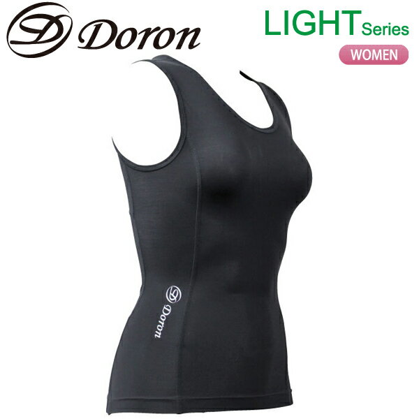 　商品情報 ■　メーカー Doron 【ドロン】 ■　商品名 ライトシリーズ　Women's タンクトップ ■　品番 D3120 ■　カラー BLACK/ブラック ■　素材 ナイロン73％・ポリウレタン27％ ■　発売時期 2021 ■　生産国 中国 ■　サイズ S. M. L. XL （WOMEN'S） ※ サイズはバストを優先してください。 Sサイズ：バスト 70〜80　身長 146〜156 Mサイズ：バスト 76〜86　身長 154〜164 Lサイズ：バスト 82〜92　身長 162〜172 XLサイズ：バスト 88〜98　身長 162〜175 ■　詳細情報 Doron（ドロン）スポーツアンダーウェア こだわりの日本製の生地に、ファイテン社による水溶化メタル技術（アクアチタン）を使用して開発されています。チタンをナノレベルで水中に分散し、生地にX30濃度で含侵しております。 ライトシリーズ 軽量極薄素材でありながら、筋肉を適度なコンプレッションで包み込むライト生地。 第2の皮膚と追求した超軽量素材がドライで快適な生地を実現。気温・体温の上昇時も衣類の中をドライで快適に保ちます。 軽さ、ドライ感、暑さ対策が重視の方。 腰に不安がある方、腰に負担のかかるスポーツ、動作をする方。 適度な着圧を好む方（強着圧ではございません） 運動時、余分な筋肉、脂肪の振動をある程度、抑えたい方におススメです。 吸汗速乾機能、UVコントロール性能（30UPF） ※ 公益社団法人日本プロテニス協会の推薦ブランドとして認定されています。 　ご注文の際のご注意 ■　商品の在庫について 当サイトの商品は、一部の店頭在庫商品およびメーカーからのお取り寄せとなります。必ずしも在庫が確保された商品ではございません。また、商品在庫を店頭、他のオンラインショップと共有しておりますので、ご注文が可能な状態でも売り切れていることがございます。 ご注文を頂いてから出荷までには、店頭在庫商品を除き、通常2〜3営業日かかります。納期をお急ぎの場合には、お電話またはメールにてお問い合わせ下さい。 ■　商品のカラーについて 掲載している商品画像は、ご使用のコンピューターの環境や撮影の光加減によって、実際の商品イメージと異なることがございます。予めご了承いただきますようお願いいたします。