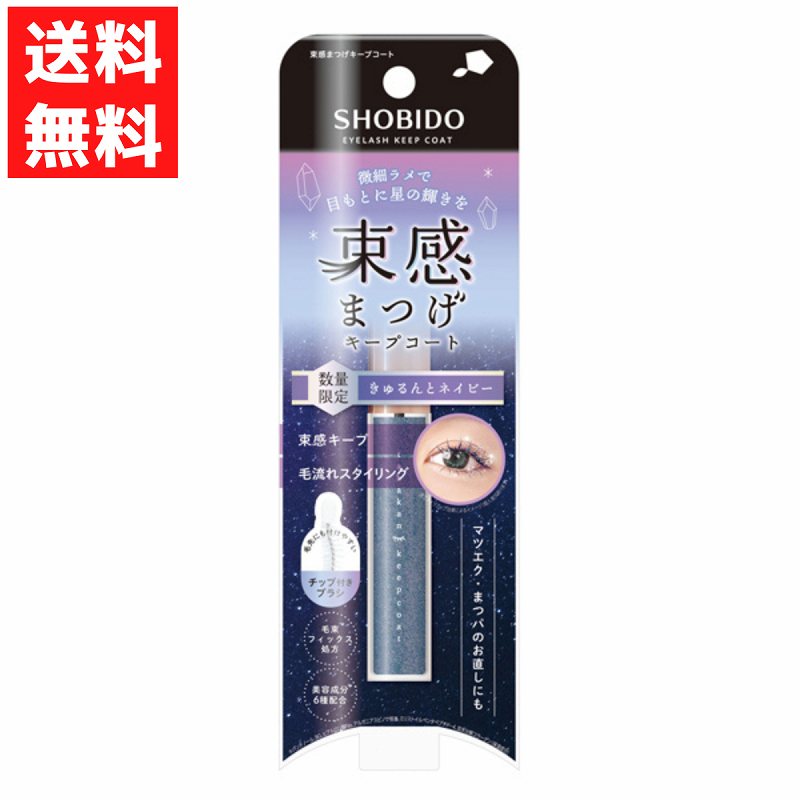 束感まつげ キープコート きゅるんとネイビー 毛束 まつ毛 束感まつげ ラメ入 チップ付きブラシ 数量限定