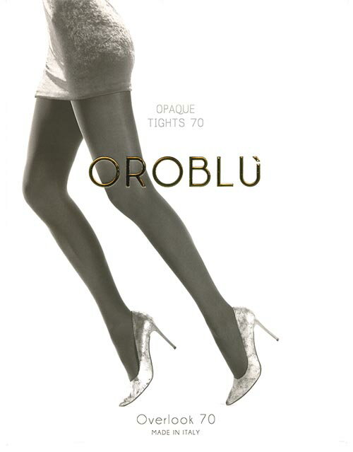OROBLU/オロブル［インポート・プレーンタイツ/イタリア製］吸いつくような、フィット感。スベスベの肌触り。70デニールタイツ。オロブル/オーバールック70