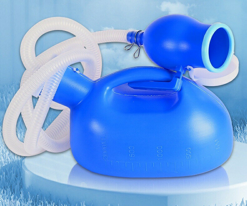 携帯トイレ 簡易トイレ 2000ml 男女兼用 メンズ レディース 排泄関連用品 小便器 チューブ ホース 災害用 介護 長距離運転 大容量 携帯 持ち運び アウトドア キャンプ 防災グッズ 高齢者 蓋付き シンプル 便利グッズ 備蓄 lucky13-10276694 BACKYARD FAMILY 雑貨タウン サンプル画像3