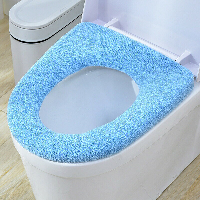 便座カバー トイレカバー O型 寒さ対策 汚れ防止 あったか 防寒 シンプル ストラッ...