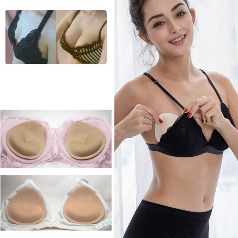 ブラパッド ブラパット 1ペア 三角 厚さ2cm 付け替え 交換 取り外し ブラジャーパ...