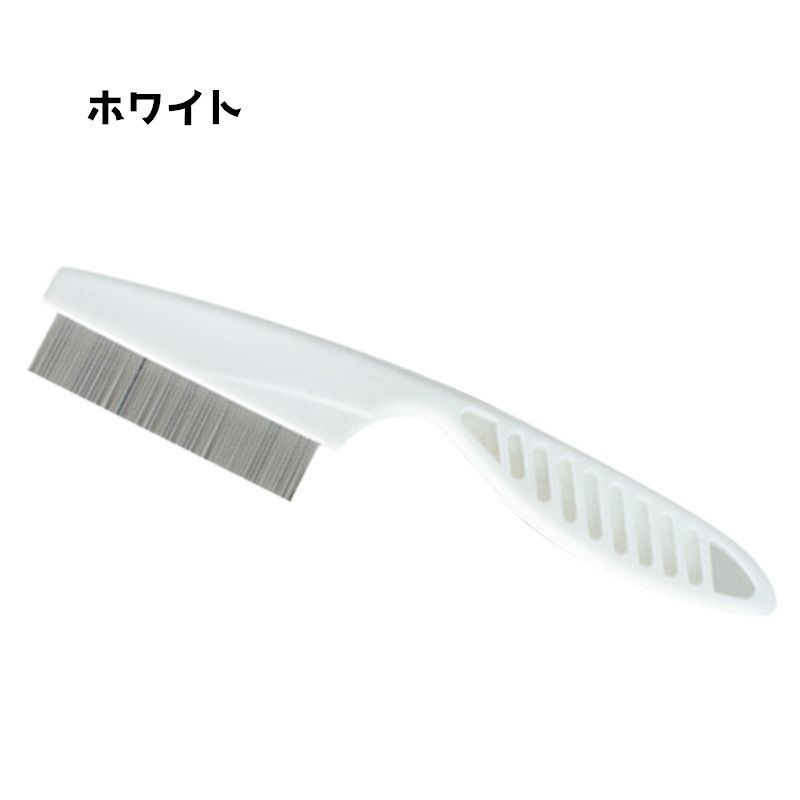 BACKYARD FAMILY 雑貨タウンのノミ取りコーム ペットブラシ ブラシ ペット 犬 猫 グルーミング ブラッシング ケア用品 お手入れ ペット用品 ペットグッズ シンプル｜アングル3