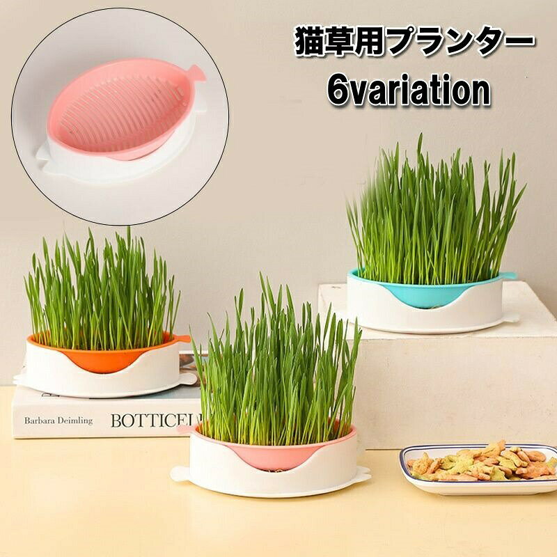猫草用プランター 水耕栽培 ペット用品 猫 犬 屋内用 室内 栽培 猫草 葉っぱ 毛玉 胃 ストレス軽減 便秘 ねこ草