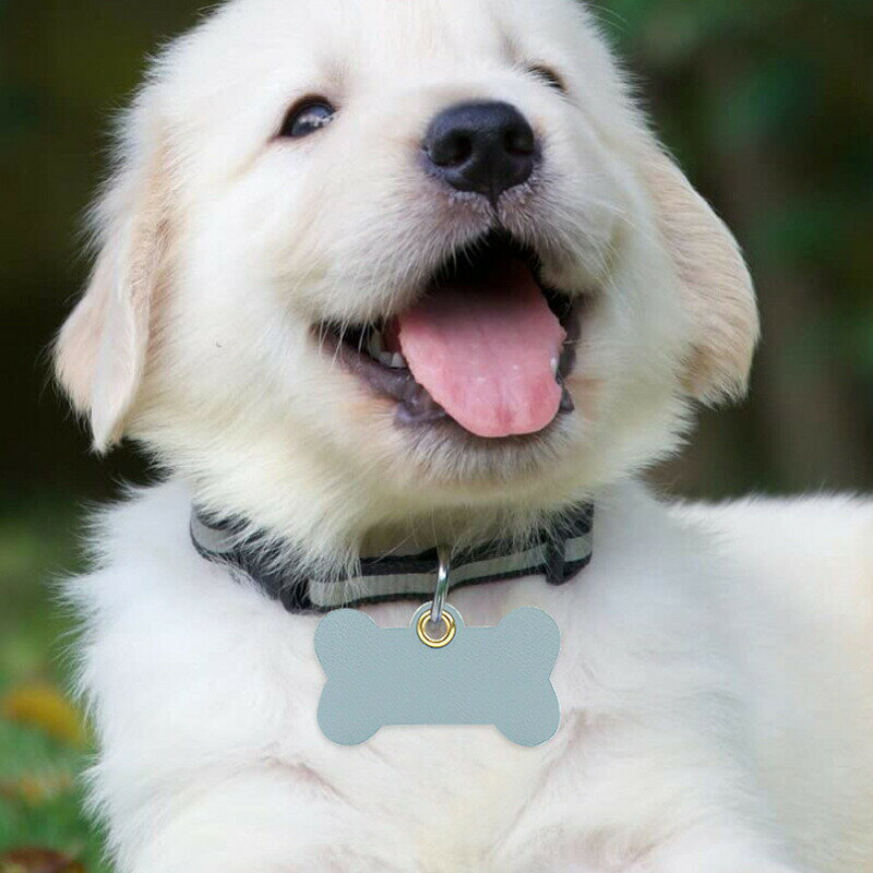 ペット用迷子札 名札 ネームタグ 犬用 猫用 ネームプレート ドッグタグ ホネ型 骨 ...