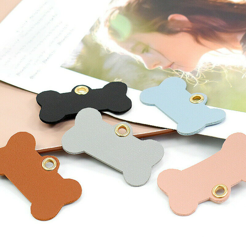 ペット用迷子札 名札 ネームタグ 犬用 猫用 ネームプレート ドッグタグ ホネ型 骨 ...
