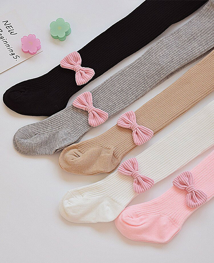 タイツ キッズ 子供服 ジュニア ベビー 女の子 レッグウェア あったか 防寒 単色 ...