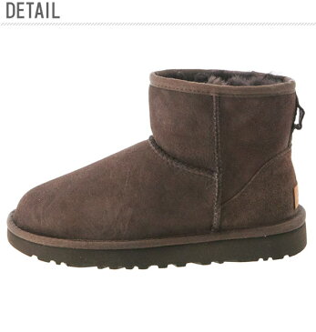 ムートンブーツ UGG Australia アグ オーストラリア 定番 W Classic Mini II ブーツ ムートン レディース クラシックミニ 2 シープスキン 羊皮 毛皮 スエード スウェード 撥水 はっ水 防汚加工 Scotchgard スコッチガード 防寒 通気性 シンプル 裏ボア #1016222