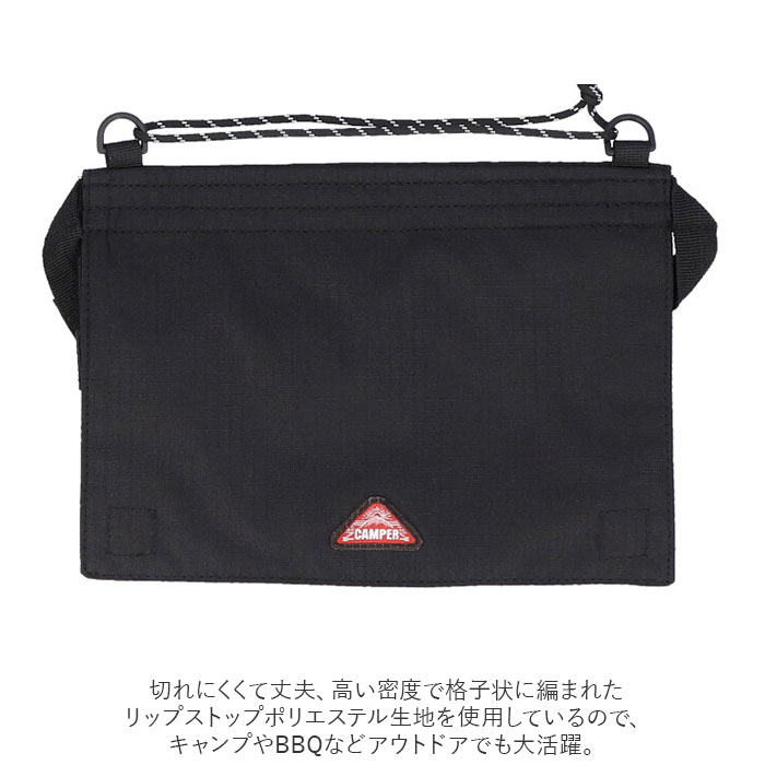 カンペール Camper ペーパーホルダー 定番 持ち運び トイレットペーパー Lサイズ ネックストラップ パラコード 引っ掛け 収納 アウトドア キャンプ サイズ調整 グランピング ピクニック 旅行 トイレ 便利 lucky13-10036993 BACKYARD FAMILY 雑貨タウン サンプル画像3