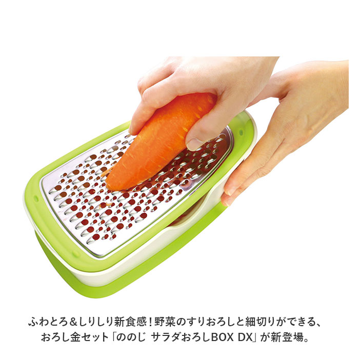 ののじ おろし器 おろし金 定番 スライサー すりおろし 細切り 両面ブレード 調理器具 削る 千切り 料理 時短 簡単 粗め 細かめ 便利 一人暮らし 家族 lucky13-10065337 BACKYARD FAMILY 雑貨タウン サンプル画像2