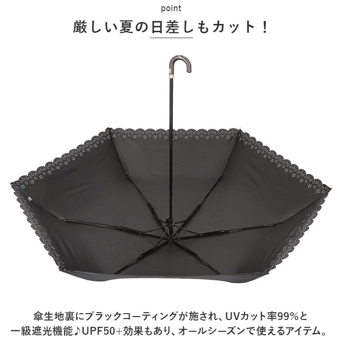 日傘 晴雨兼用 折りたたみ 定番 折り畳み傘 折りたたみ傘 晴雨兼用傘 レディース ...