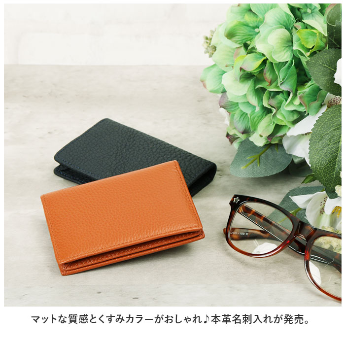 名刺入れ レディース 定番 革 皮 シボ カードケース 名刺ケース 小さい 薄い 大容量 サブポケット マチ付き メンズ ICカード カード パスケース ビジネス 就職活動 リクルート シンプル 無地 かわいい 可愛い おしゃれ lucky13-10222320 BACKYARD FAMILY 雑貨タウン サンプル画像2