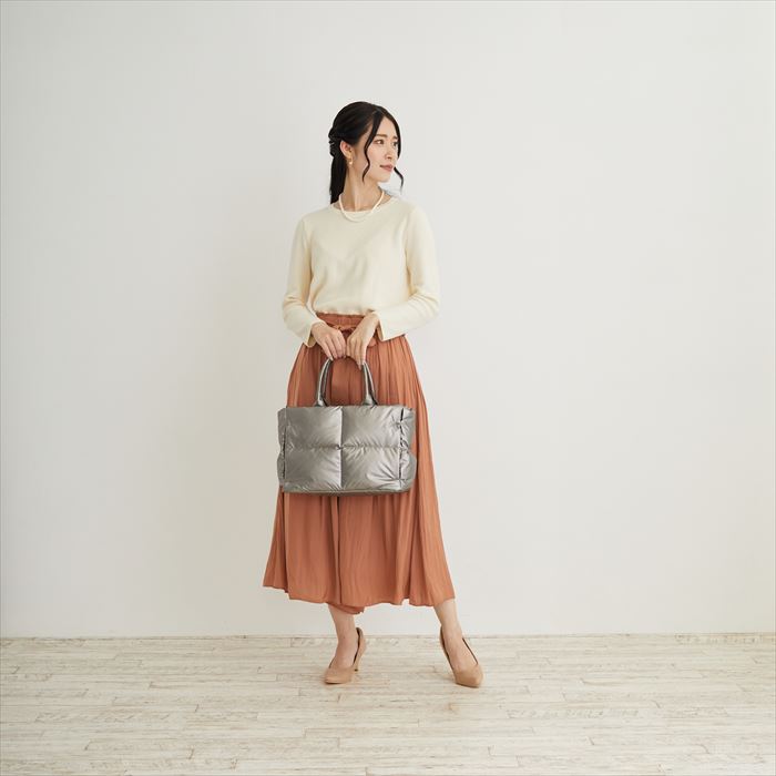 ROOTOTE フェザールー 1243 ルートート 定番 レディース トートバック トートバッグ 肩掛け 軽量 軽い 自立 通勤 通学 大人 かわいい お仕事 ビジネス あったか FEATHER ROO DELI デリ CARO カロ-A レディースバッグ lucky13-10226037 BACKYARD FAMILY 雑貨タウン サンプル画像2