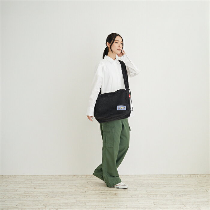 ルートート スヌーピー 8347 ROOTOTE 定番 ショルダーバック トートバッグ ショルダーバッグ トートバック レディース 大人 かわいい 大きめ 斜めがけ コーデュロイ MEDIUM ミディアム PEANUTS-8T ピーナッツ-8U レディースバッグ lucky13-10226057 BACKYARD FAMILY 雑貨タウン サンプル画像3
