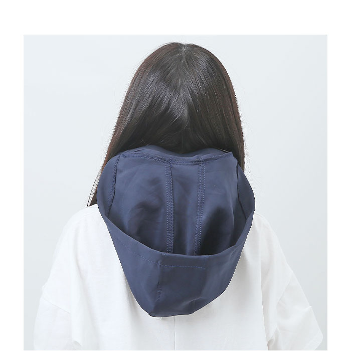 ネックピロー フード付き トラベル 通販 首枕 携帯 枕 トラベルピロー まくら 帽子 低反発 U字型 日よけ 持ち運び 洗える 腰当て 旅行 出張 飛行機 車 新幹線 電車 仮眠 夜行バス 在宅 テレワーク リラックスタイム 防災グッズ 旅行グッズ lucky13-10228707 BACKYARD FAMILY 雑貨タウン サンプル画像3
