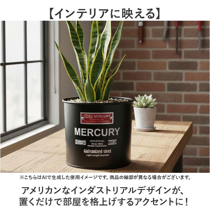 MERCURY マーキュリー マルチポット 定番 ダストボックス 収納 ボックス 収納ボックス ゴミ箱 ごみ箱 おもちゃ箱 マルチボックス ランドリーボックス アメリカン シンプル レトロ 片付け リビング オフィス インテリア 雑貨 生活雑貨 lucky13-10252545 BACKYARD FAMILY 雑貨タウン サンプル画像3