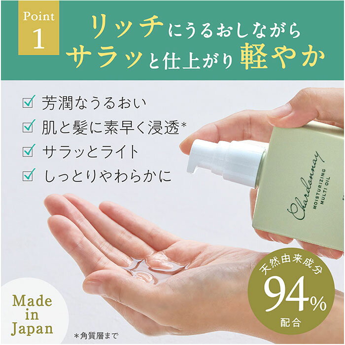 グローバルプロダクトプランニング マルチオイル 定番 ヘアオイル ボディオイル 日本製 フェイスオイル 全身用 保湿 いい香り 白ぶどう 洗い流さない しっとり スタイリング gpp 226-32 マスカット ボディケア フェイスケア ヘアケア 美容 コスメ lucky13-10271375 BACKYARD FAMILY 雑貨タウン サンプル画像3
