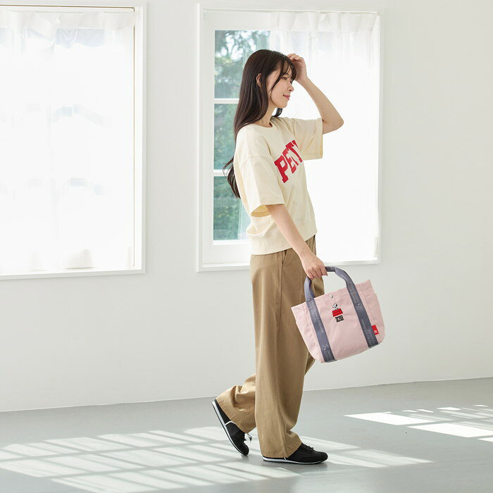 ルートート スヌーピー ROOTOTE 8504 定番 手提げバッグ 手提げかばん トートバッグ サブバッグ レディース 軽量 軽い 通勤 通学 小さめ SNOOPY PEANUTS ピーナッツ 大人 かわいい おしゃれ DELI デリ レディースバッグ lucky13-10263955 BACKYARD FAMILY 雑貨タウン サンプル画像3