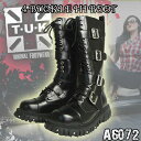 BUCKLE HI BOOT A6072 パンクなスニーカー・ラバーソール 通販 シューズ・靴 おすすめ 通販/正規品 4 TUK