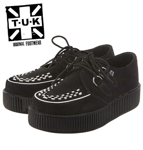 TUK ラバーソール 定番 ロカビリー パンクロック ブランド ロックンロール メンズ 厚底 おしゃ ...