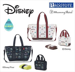 ルートート ディズニー 定番 ブランド ROOTOTE 軽量 軽い マザーズバッグ トート LT マミールー Disney-B おしゃれ かわいい ショルダー 2way 撥水 はっ水 ママバッグ おむつ替えシート ポーチ付き 大容量 多機能 消臭抗菌加工 ポケット ミッキー エイリアン TOY STORY