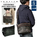 ショルダーバッグ メンズ 斜めがけ かっこいい 定番 INNFITH インフィス ブランド 大容量 CONVERTIBLE 55135 おしゃれ シンプル 迷彩...
