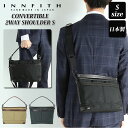 ショルダーバッグ メンズ 斜めがけ かっこいい 定番 INNFITH インフィス ブランド 大容量 CONVERTIBLE 55150 B5 A5 おしゃれ シ...