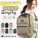 スカンジナビアンフォレスト リュック 定番 通勤 通学 デイパック バックパック トート 2way A4 大容量 多収納 ポケット レディース おしゃれ 大人 ...