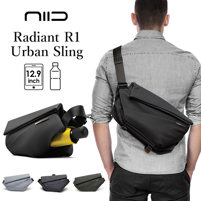 ボディバッグ メンズ ブランド 定番 横型 カジュアル X URBANATURE R1 NIID ニ ...