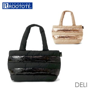 ルートート トートバッグ 定番 レディース デリ DELI ROOTOTE 通勤 通学 大容量 A4 おしゃれ シンプル 大人 かわいい カジュアル ナチュラル ファスナー 軽量 軽い ハンドウォーマー フェザールー FEATHER ROO 1975 LT.フェザールーデリ.spangle-A レディースバッグ