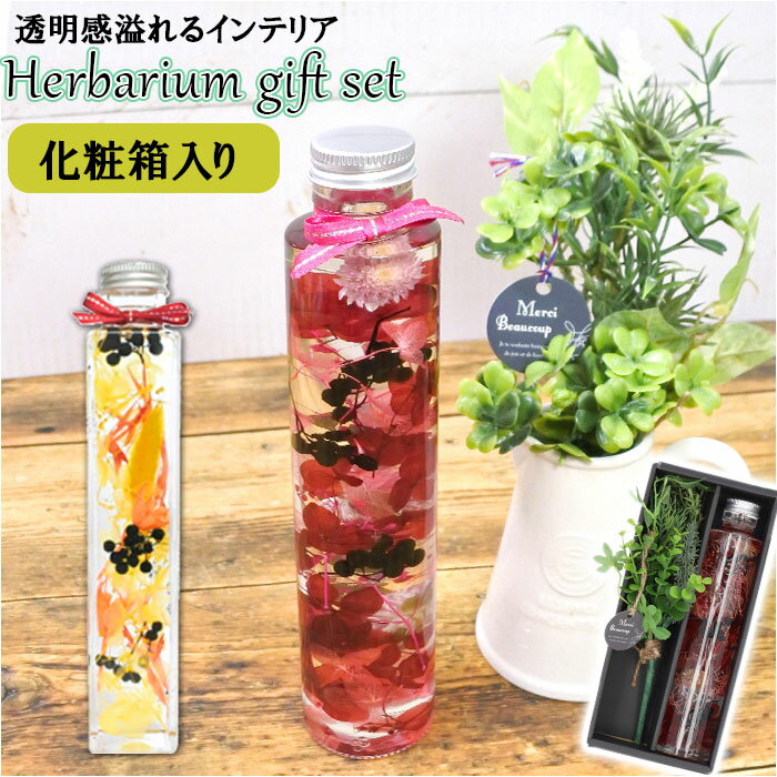 ハーバリウム ギフト 定番 花ギフト アレンジメントフラワー ハーバリウムギフトセット おしゃれ 枯 ...