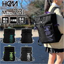 HeM ヘム リュック 大容量 リュックサック ボックス型 定番 大きめ スクエア デイパッグ デイパック 23L B4 A4 撥水 レディース メンズ バッグ...