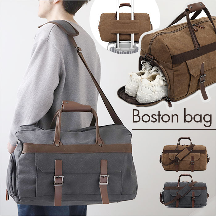 ボストンバッグ メンズ 定番 ビジネス 旅行 トラベル 大容量 ビジネスバッグ 2way ショルダー ...