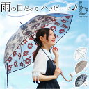 because ビコーズ ビニール傘 定番 傘 雨傘 長傘 アンブレラ 透明 クリア レディース メンズ 男女兼用 ユニセックス 上品 撥水 はっ水 通勤 通学