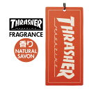 芳香剤 吊り下げ 定番 エアフレッシュナー ペーパーフレグランス ナチュラルサボン エアーフレッシュナー THRASHER スラッシャー フレグランス ルームフ...