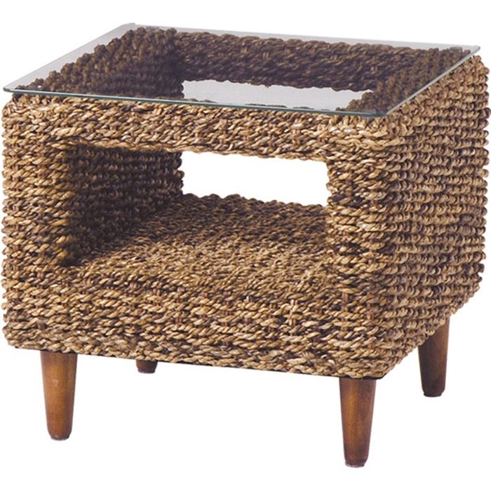 サイドテーブル おしゃれ 定番 ナイトテーブル グランツシリーズ RL-1440NA-ST ガラステーブル センターテーブル ローテーブル ガラス 天板 リビン...