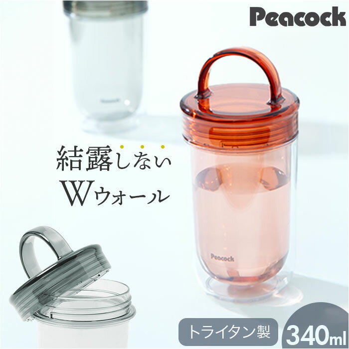 ピーコック Peacock 水筒 PPA-35 定番 340ml スクリュータイプ クリアボトル マイボトル ダイレクトボトル 直飲み 透明 ボトル スポーツド...