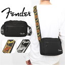 Fender フェンダー ショルダーバッグ 6059 定番 肩掛け 斜めかけ ショルダー ショルダーバック 斜め掛け ななめがけ カジュアル ファスナー ポケッ...