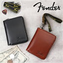 財布 メンズ 二つ折り 本革 ブランド 定番 二つ折り財布 950-703 Fender フェンダー 2つ折り財布 革財布 コンパクト ファスナー ラウンドファ...