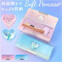 ペンケース ソフト 定番 ペン入れ 筆入れ ふでいれ 筆箱 ソフトペンケース 箱 箱型 こども 子供 子ども 文具 文房具 小学校 中学生 高校生 ステーショナ...