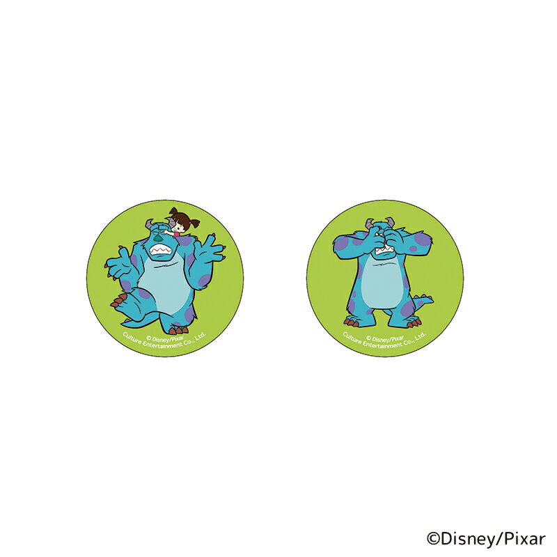 モンスターズインク グッズ 定番 4947864050436 まじかる百貨店缶バッジ モンスターズ・インク01 サリー ブー 缶バッチ カンバッジ カンバッチ ...