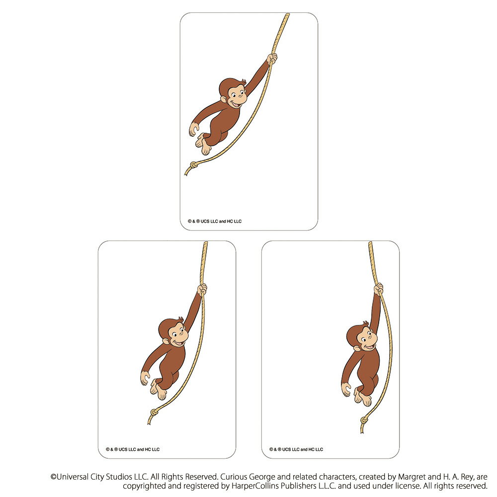 おさるのジョージ グッズ 定番 まじかる百貨店クリアカード クリアカード Curious George 4947864052959 おさるのジョージ08 絵本キ...