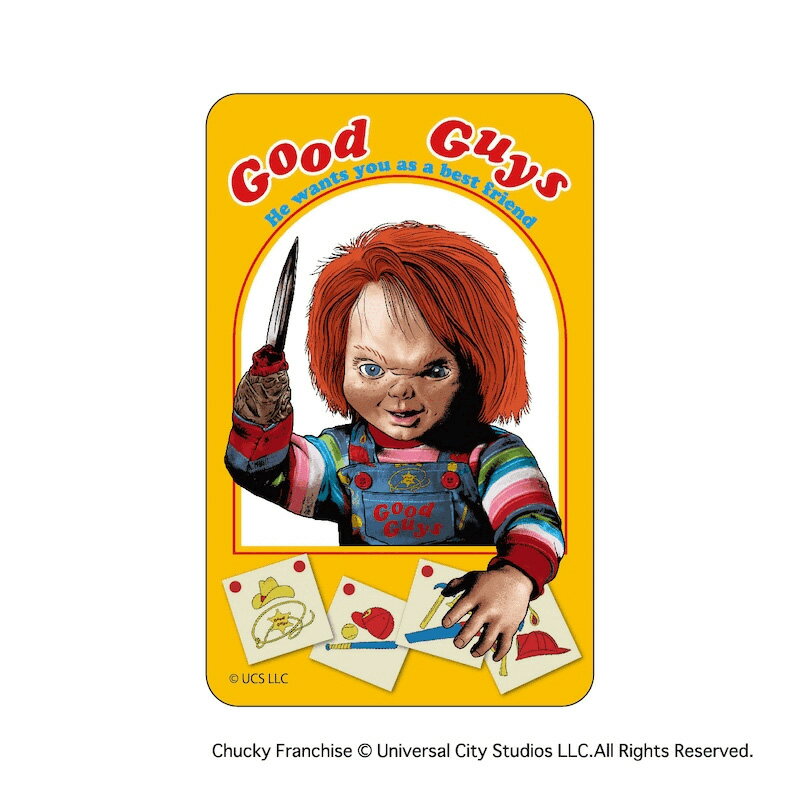 チャッキー グッズ 定番 まじかる百貨店クリアカード クリアカード CHUCKY 4947864075286 チャッキー02 スマホ かわいい おしゃれ 透明 ...