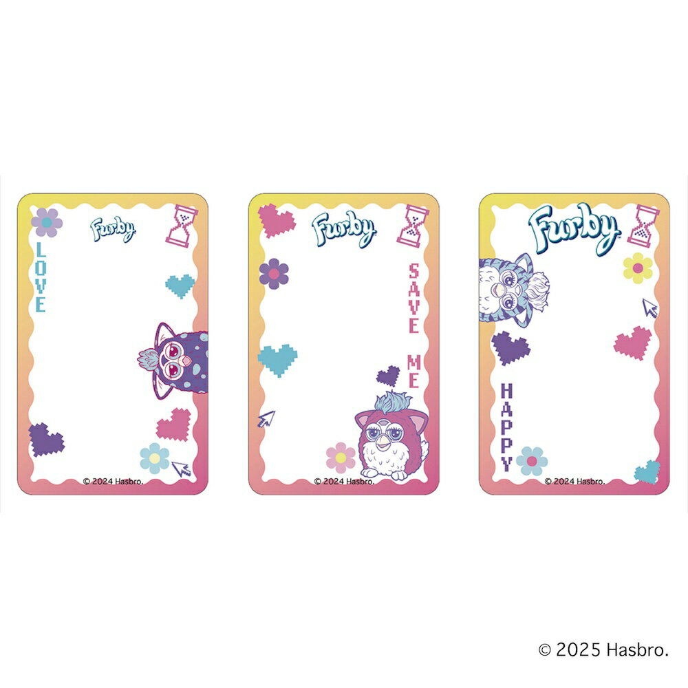 ファービー グッズ 定番 まじかる百貨店クリアカード クリアカード Furby 4947864079314 ファービー03 スマホ裏 スマートフォン 透明 カー...