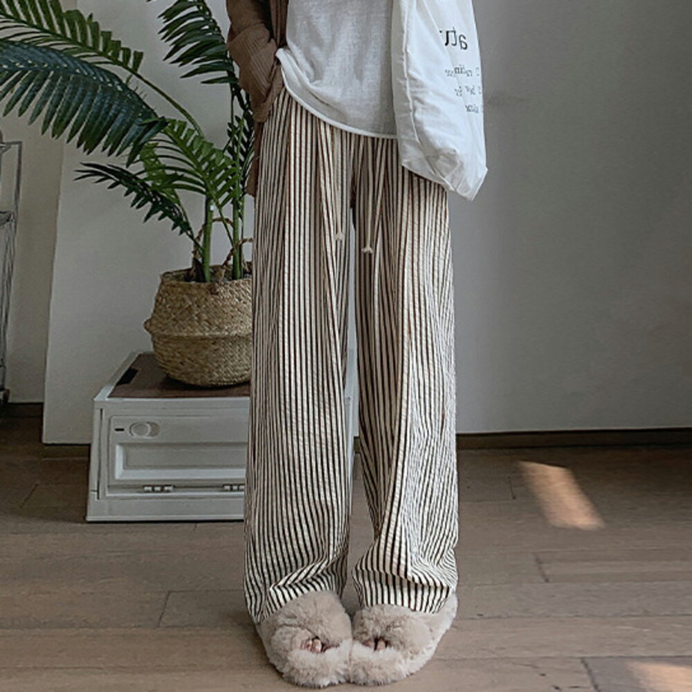 ロングパンツ ワイドレッグ ストライプ ハイウエスト 派手 大人 楽天市場】ストライプ ワイド パンツ(サイズ(S/M/L)LL