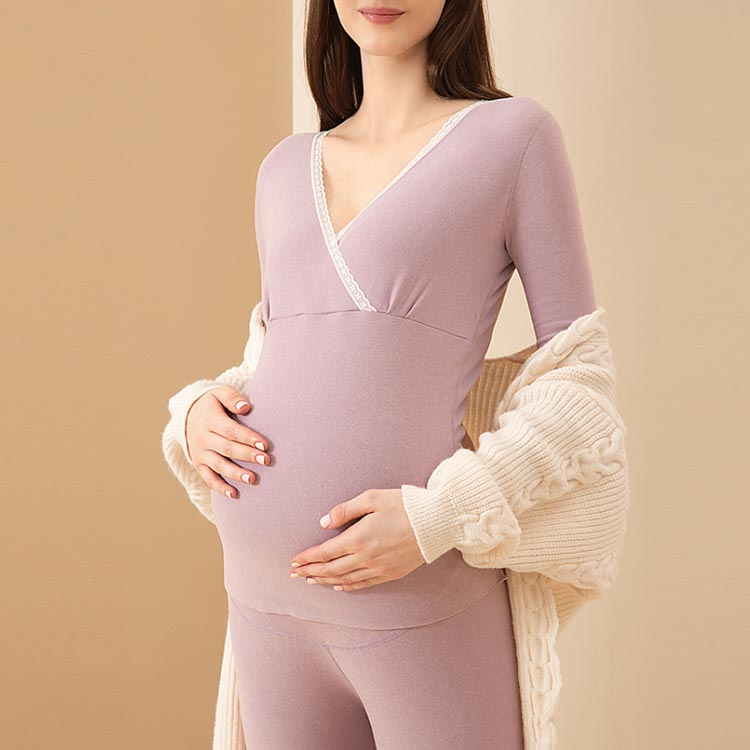 おしゃれ 授乳 妊婦 産後ママ あったかインナー 冬 シャツ インナー トップス マタ...